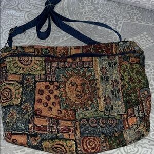 Multicolor Tapestry Shoulder Bag